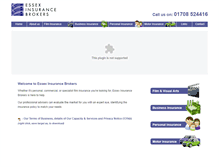 Tablet Screenshot of essexinsurancebrokers.com